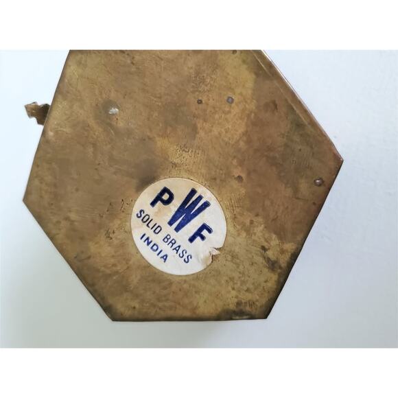 Vintage Brass Trinket Box - Picture 4 of 4